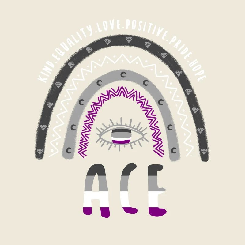 Boho Rainbow Ace Pride
