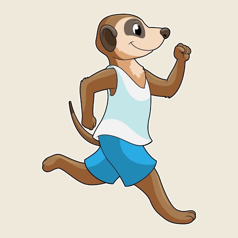 Suricates jogging Sports