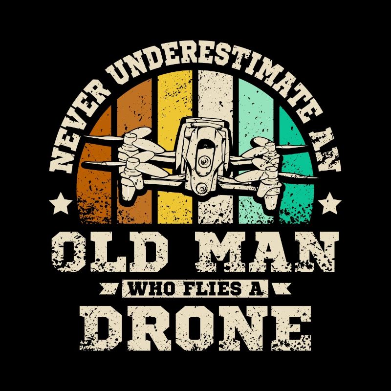 Never underestimate an old man who flies a drone