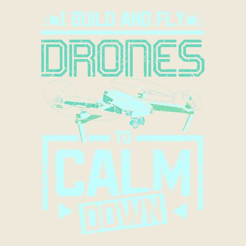 Fly drones to calm down