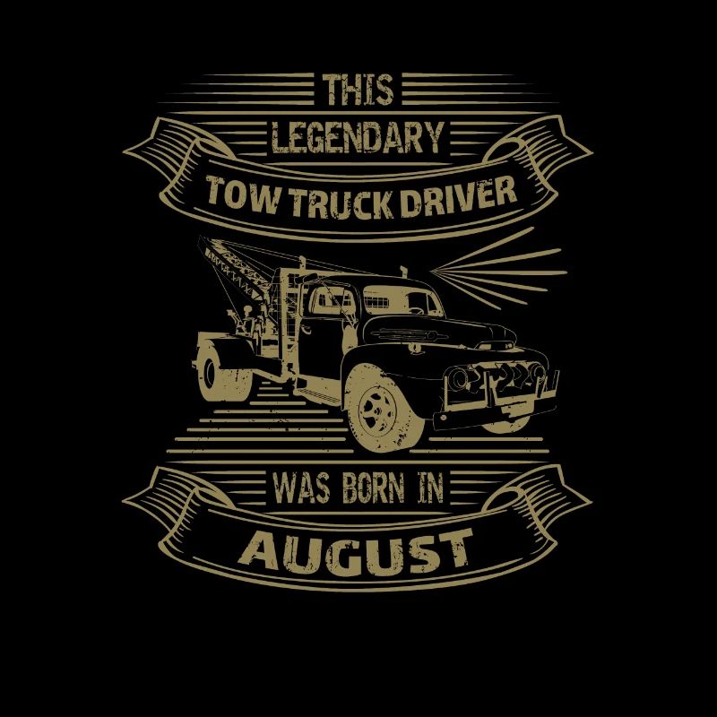 Abschlepper Abschleppwagenfahrer Geburtstag August
