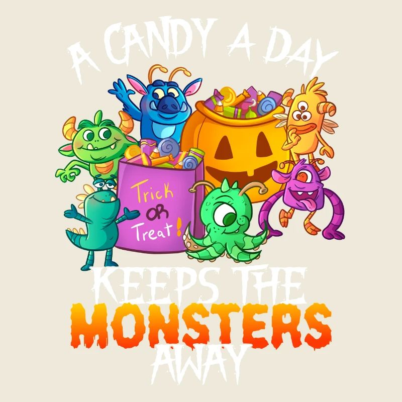 One Candy Per Day Keeps The Montser Far Halloween