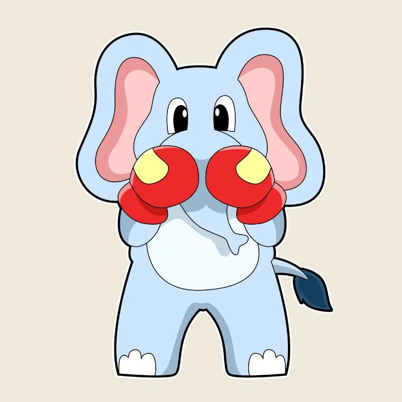 Elefant Boxer Boxhandschuhe Boxen