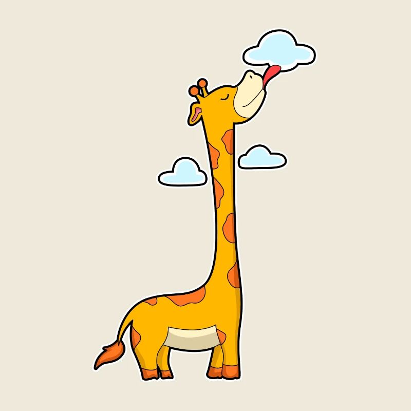 Giraffe Wolken