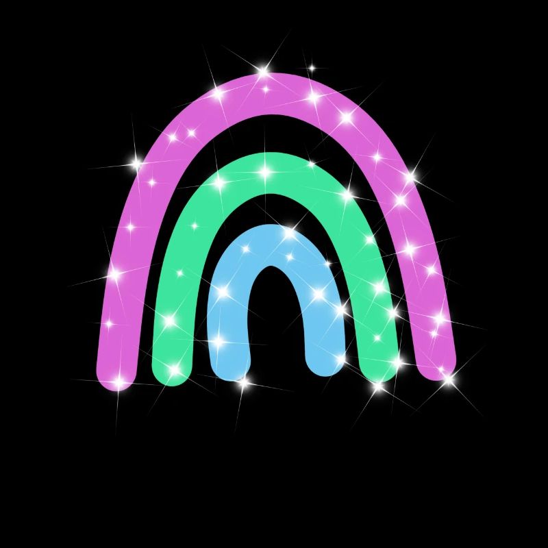 Polysexual Glitter Rainbow