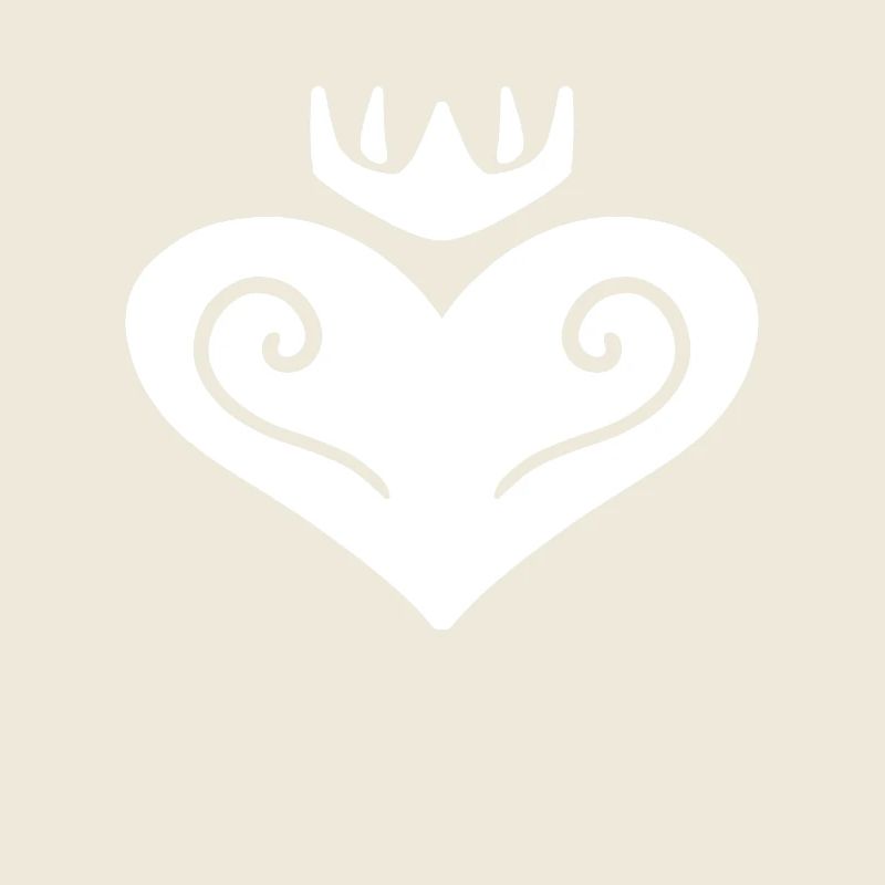 Heart Crown White