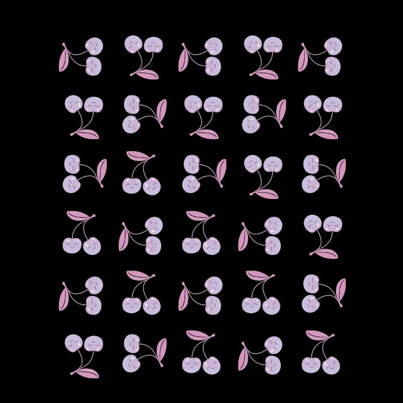 Pattern Kawaii Cherries