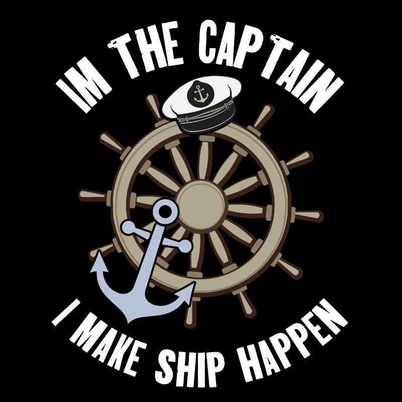Captain Sailing Motorboat Boat Ship Sailor
