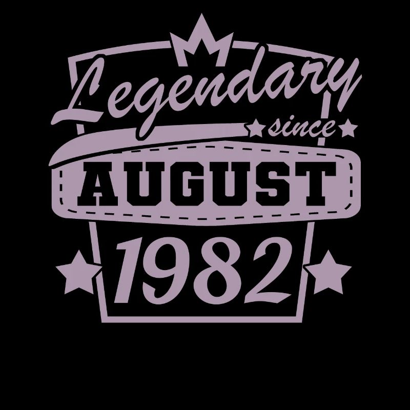 legendär seit august 1982 Geburtstag Retro
