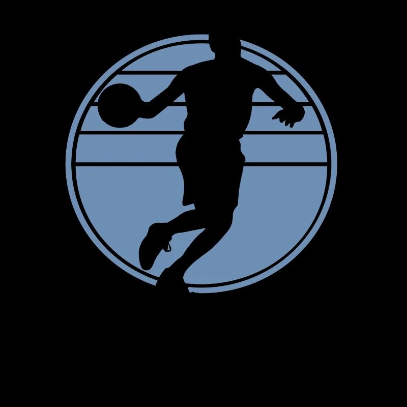 Basketteur Basketball Sunset Design rétro