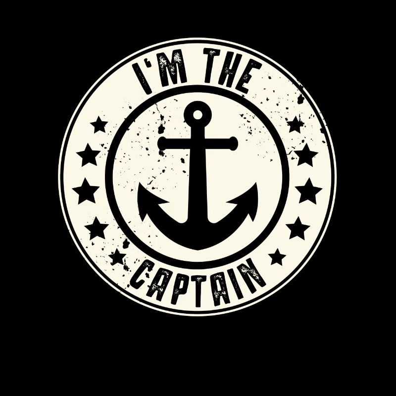 Captain Sailing Motorboat Boat Ship Sailor Anchor