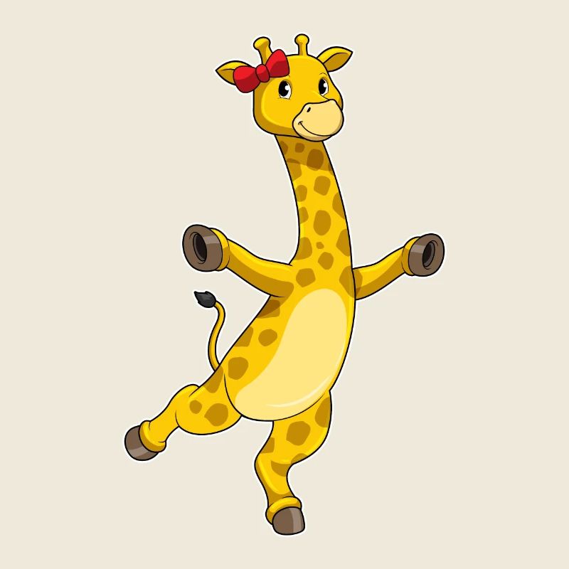 Girafe avec arc