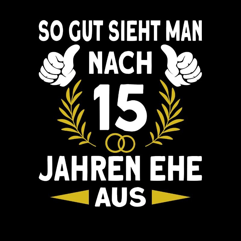 Kristallhochzeit 15 Hochzeitstag Ehemann Ehefrau