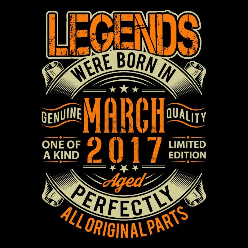 Légende d’anniversaire de mars 2017