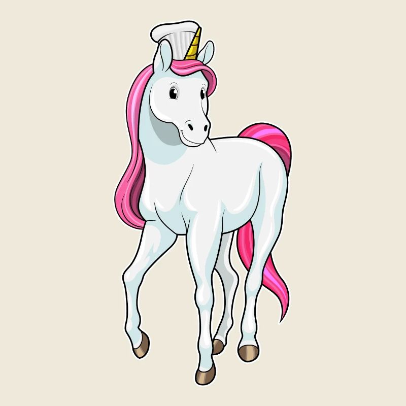 Unicorn Chef Chef Hat Cooking
