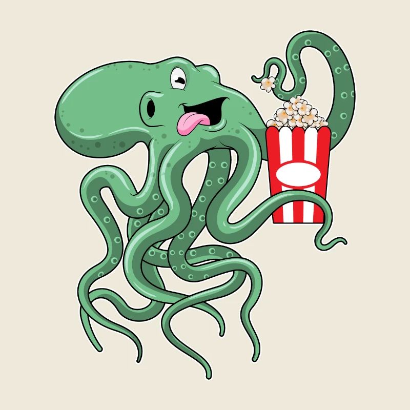 Krake Popcorn