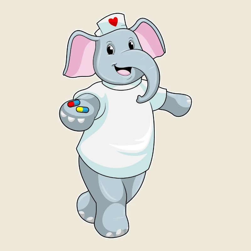 Elephant Nurse Medicine