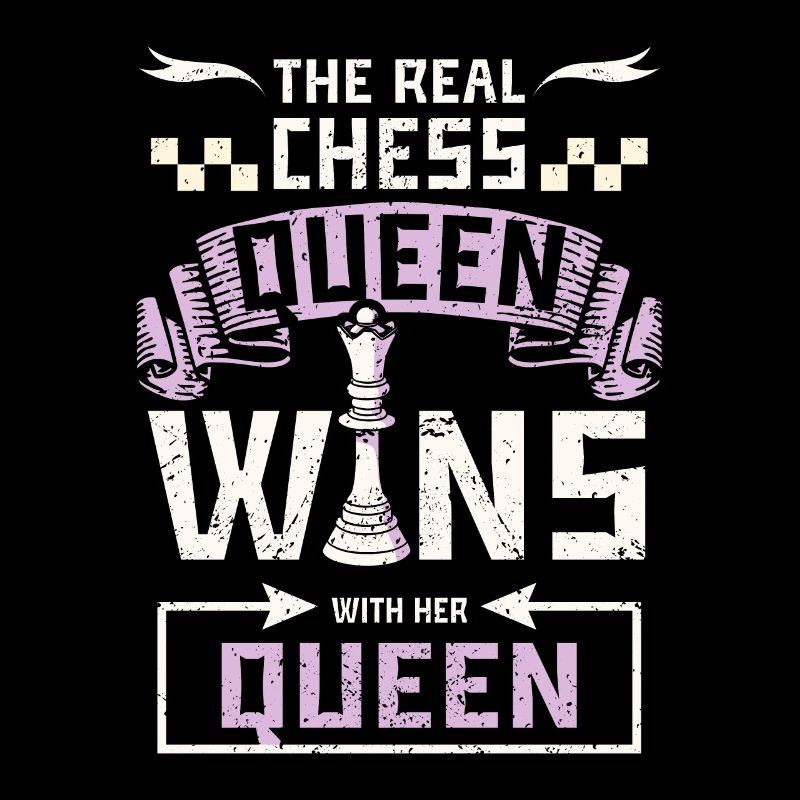 The real chess queen wins with her queen