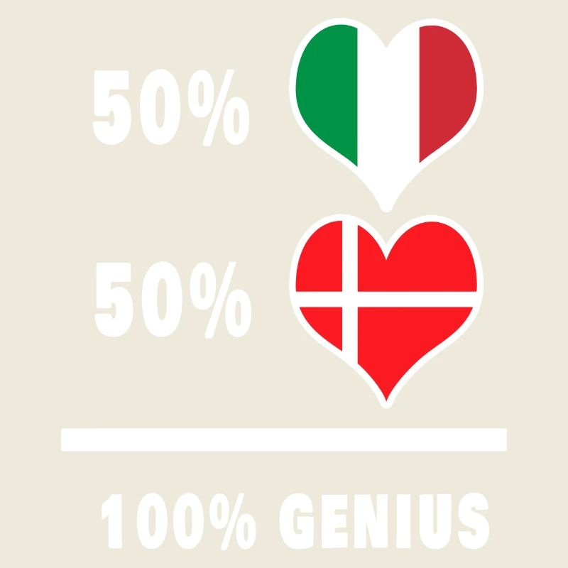 Italy and Denmark genius / gift