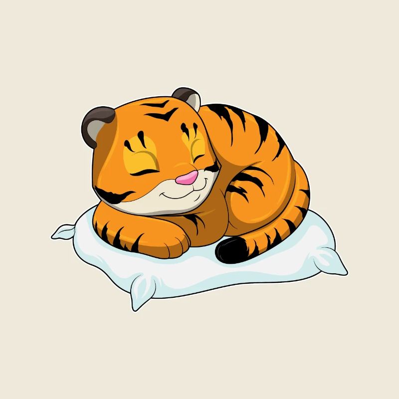Oreiller de Sommeil Tigre
