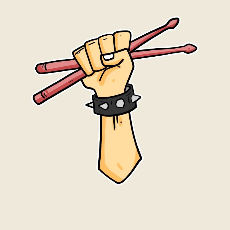 Drummer Schlagzeuger Drummer Sticks