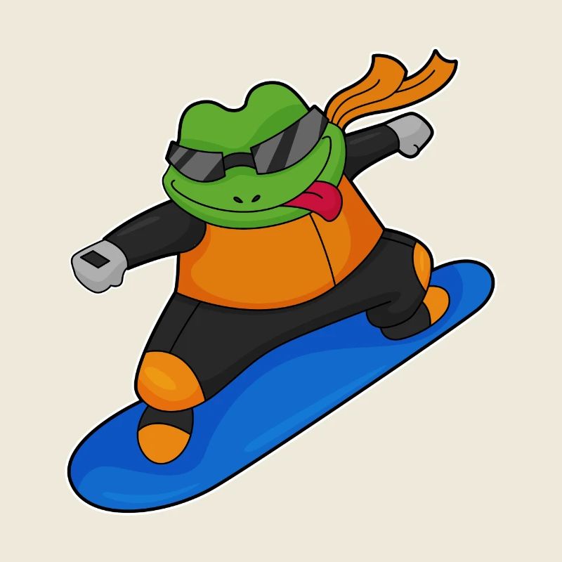 Frog Snowboarder Snowboard