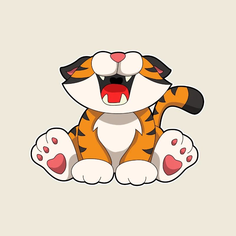 Tigre rugissant