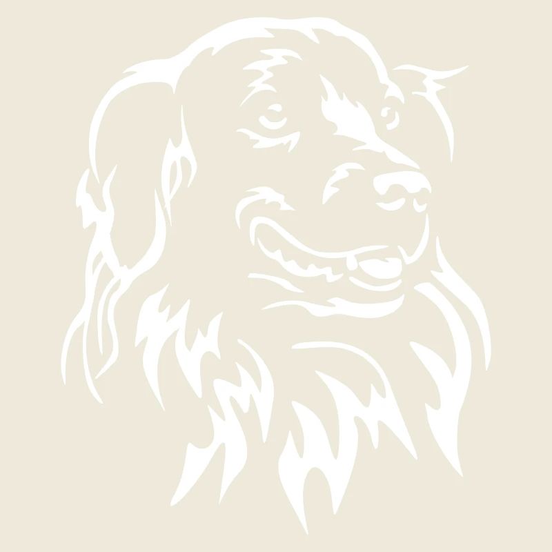 Duck Tolling Retriever Kopf "Black Edition"