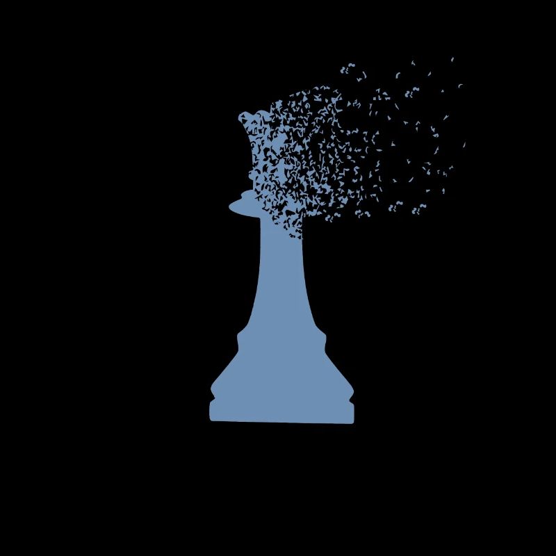 Chess queen king dispersion