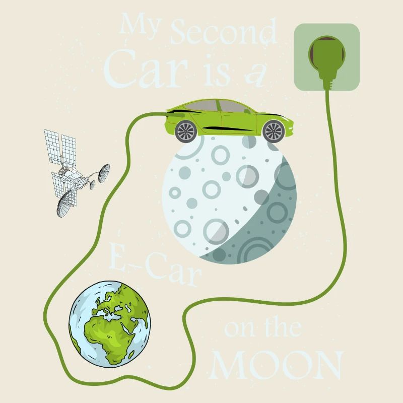 E-car on the moon