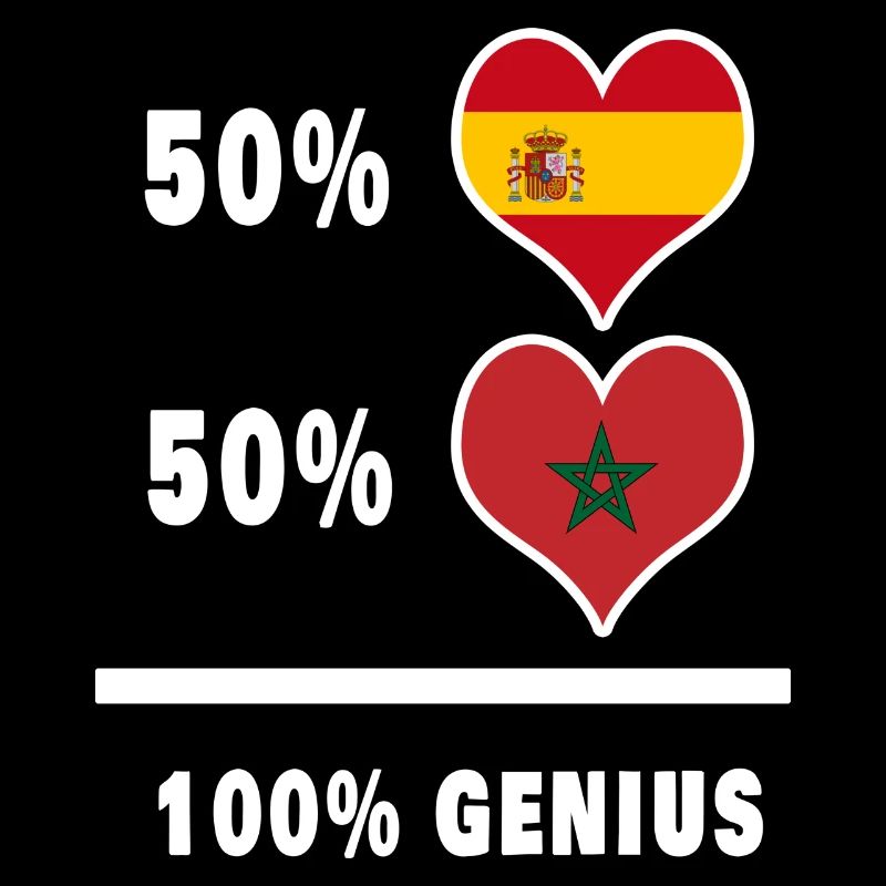Marokko und Spanien Genie / Geschenk