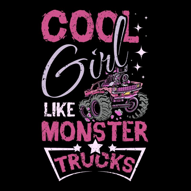Des filles cool comme les Monster trucks