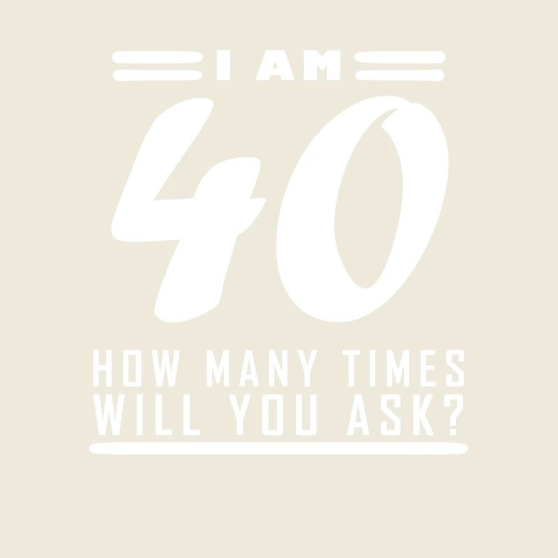Ich bin 40 – 40. Geburtstag Geschenk
