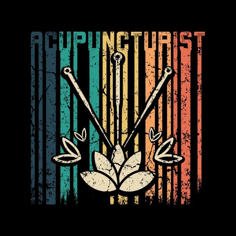 Acupuncteur rétro vintage