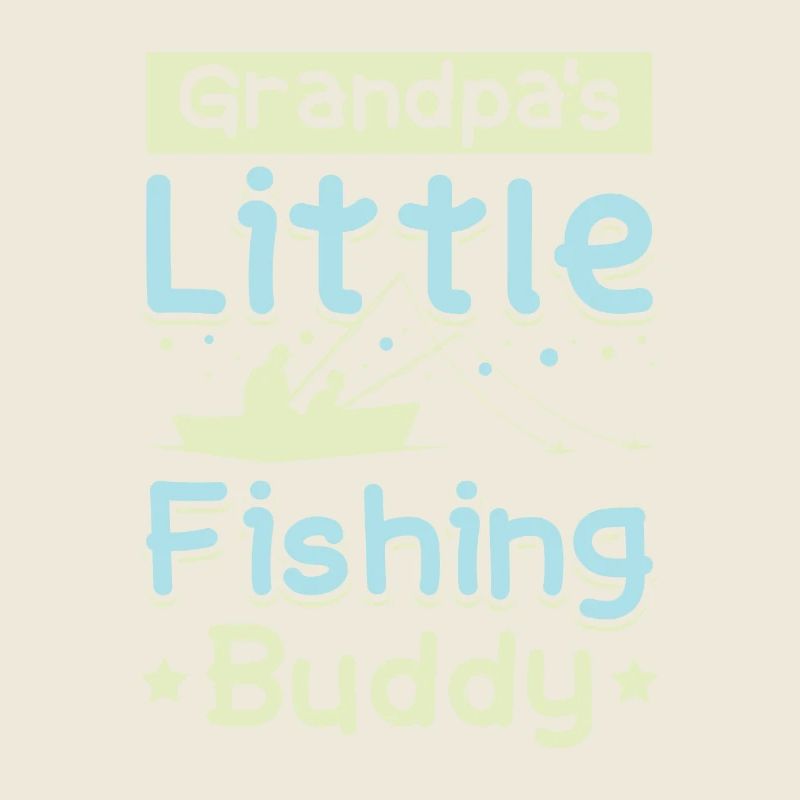 Grand-père petit copain de pêche