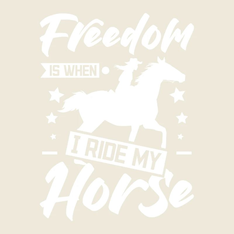 La liberté, c’est quand je monte à cheval