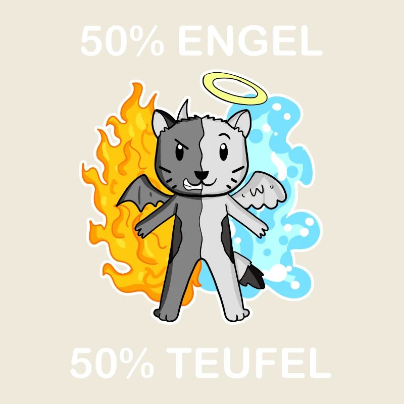 Katze Katzenrasse Devon Rex - Engel und Teufel