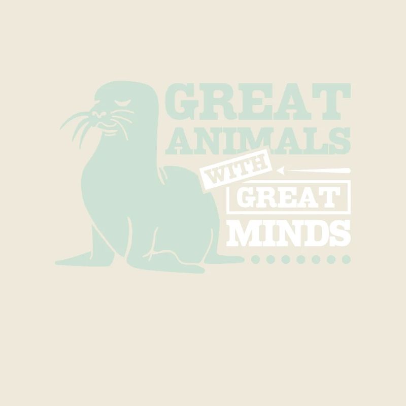 Grands animaux avec de grands esprits phoques