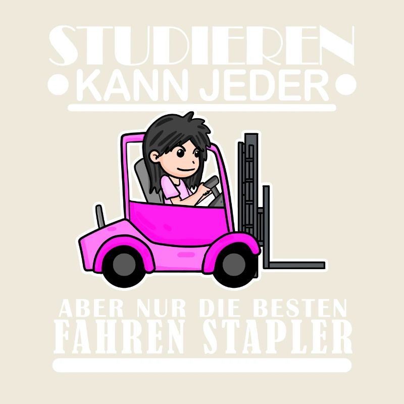 Staplerfahrerin Gabelstapler Lager Logistik Damen