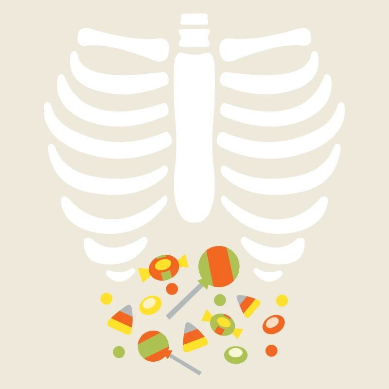 Spooky Scary Ribs Bonbons Halloween Süßes oder Saures