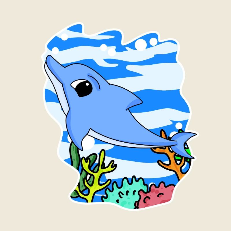 Delfin - Säugetier Meerestier Naturschutz Umwelt