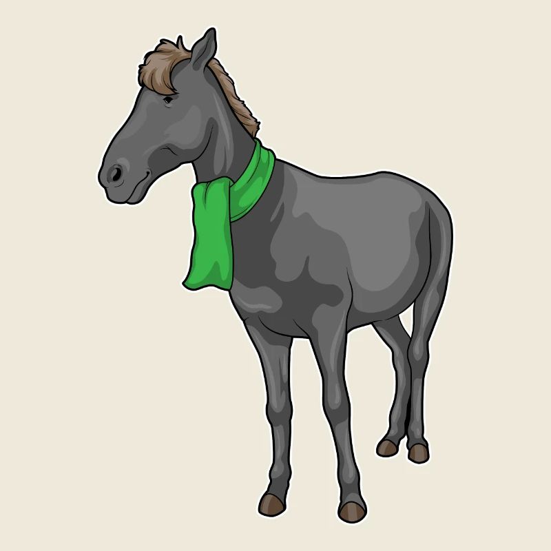 Pferd Schal