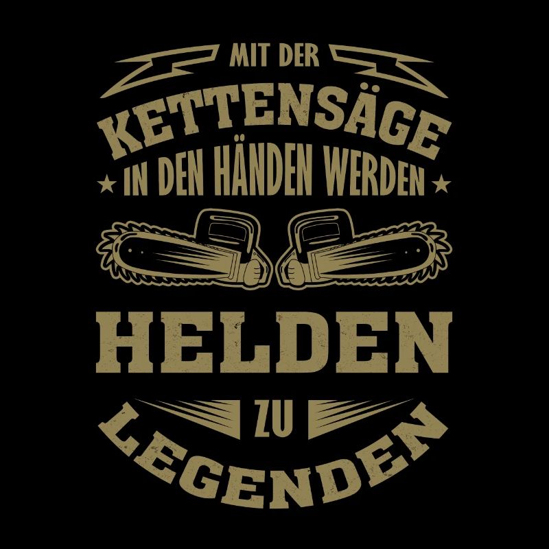 Mit der Kettensäge in den Händen werden Helden