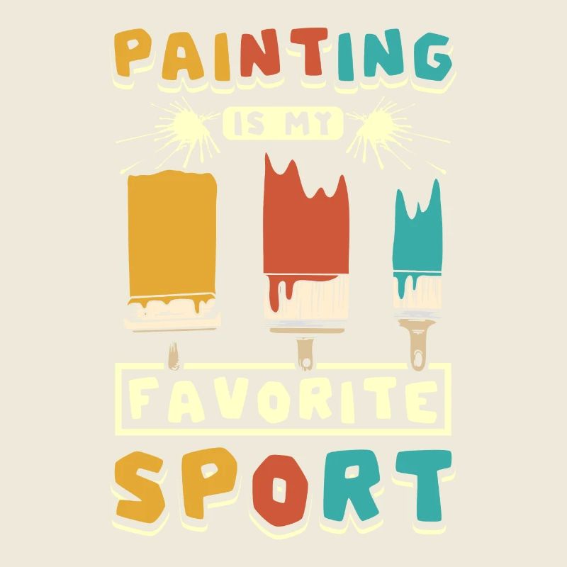 La peinture est mon sport préféré