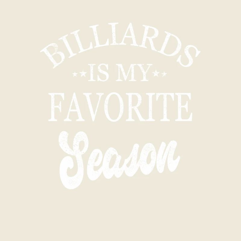 Le billard est ma saison préférée