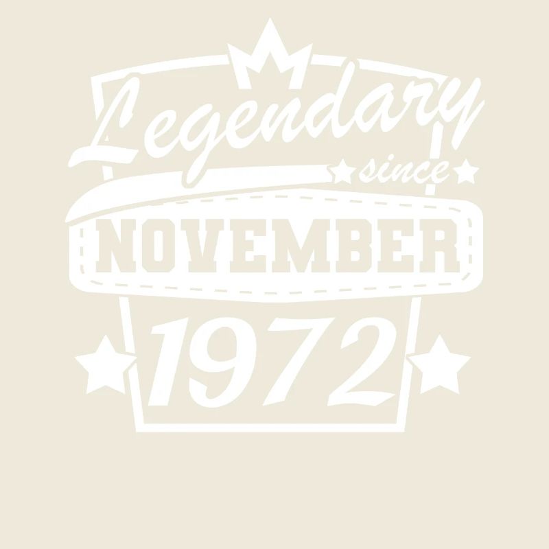 Legendary since November 1972 Retro sayings 50.
