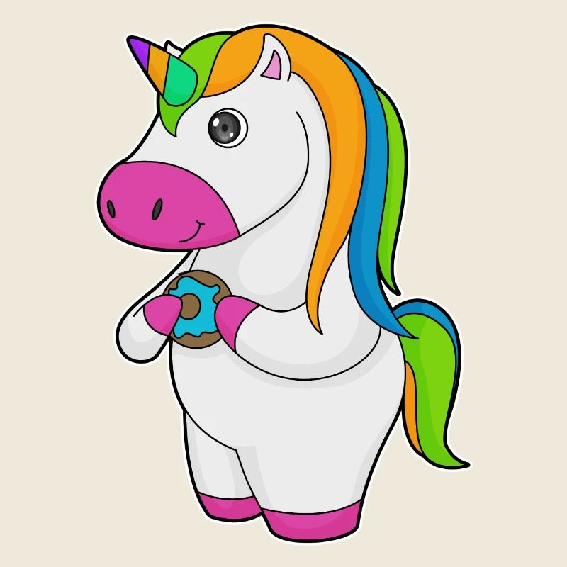 Unicorn Donut