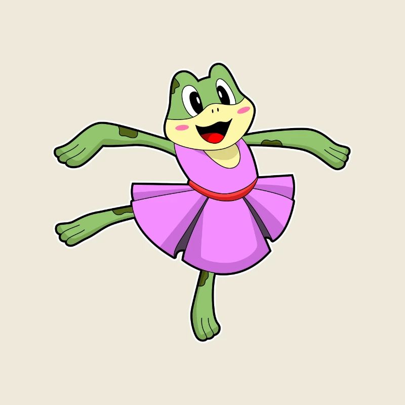 Frog Ballerina Ballet Dance