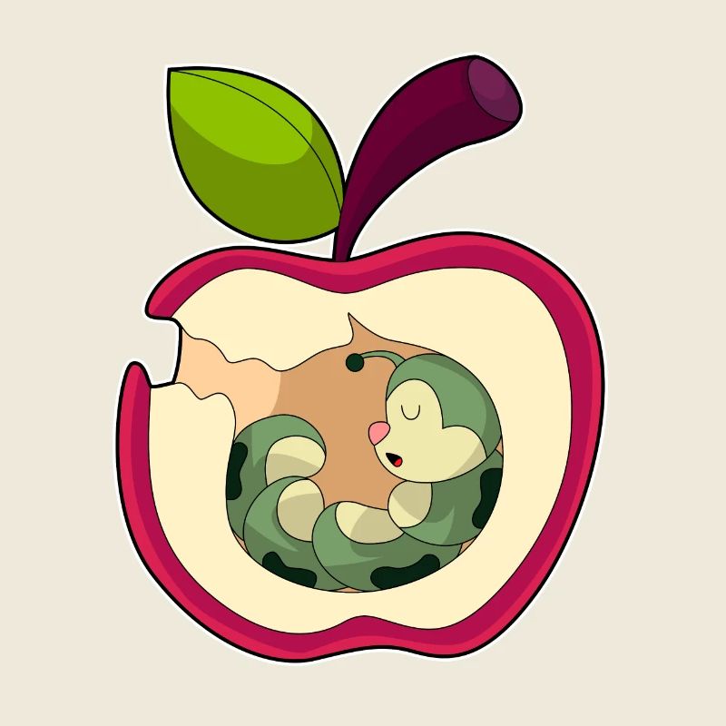 Pomme chenille