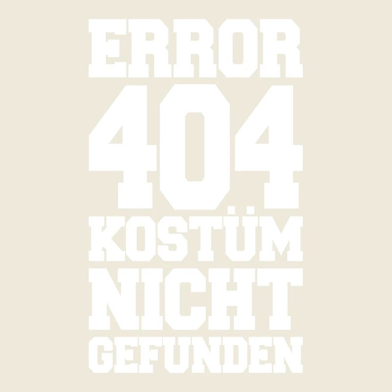 Error 404 Kostüm Nicht Gefunden Karneval Halloween